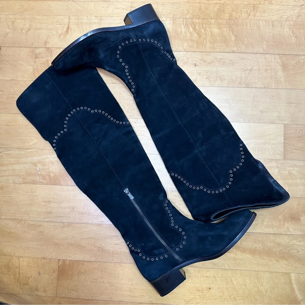 NWOT Frye Suede Boots Black - Picture 10 of 16